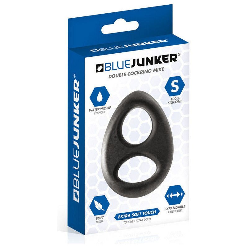 Anneau D'érection - Blue Junker - Double Cockring Mike Blue Junker Sensations plus