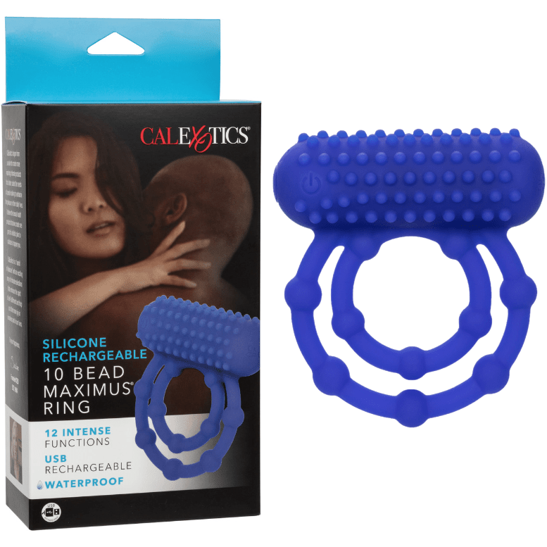 Anneau D'érection Vibrant - Calexotics - 10 Bead Maximus Ring CalExotics Sensations plus