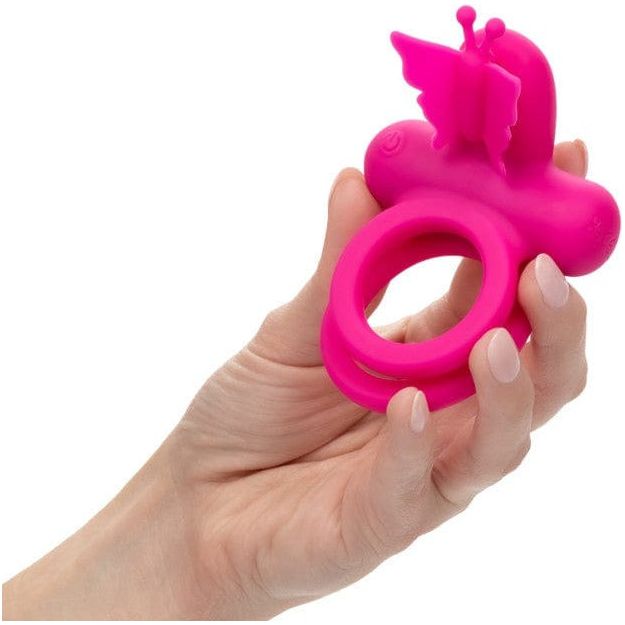 Anneau D'érection - Calexotics - Butterfly Dual Ring CalExotics Sensations plus