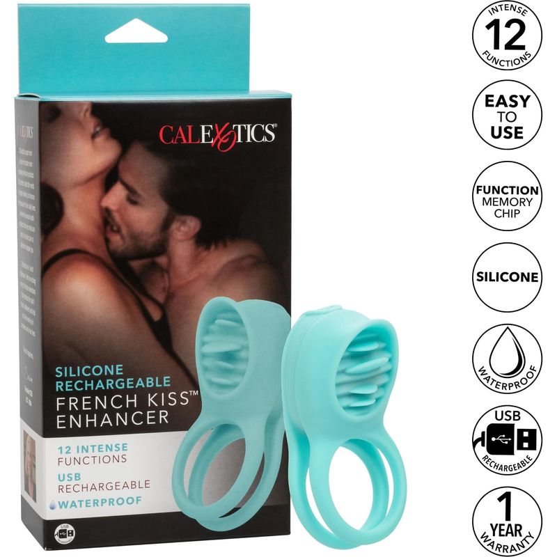 Anneau D'érection Vibrant - Calexotics - French Kiss Enhancer CalExotics Sensations plus