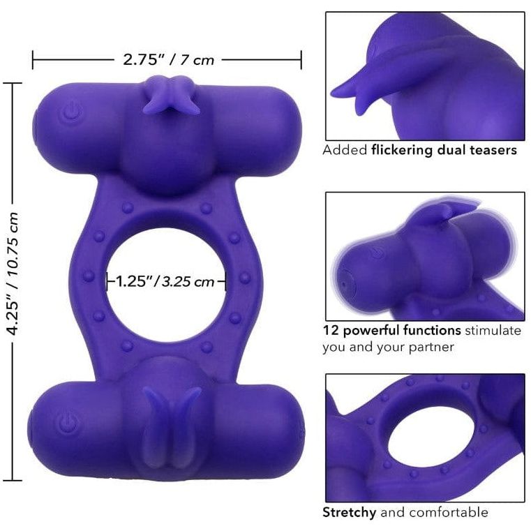 Anneau D'érection - Calexotics - Triple Orgasm Enhancer CalExotics Sensations plus