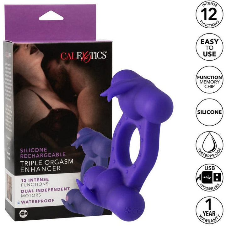 Anneau D'érection - Calexotics - Triple Orgasm Enhancer CalExotics Sensations plus