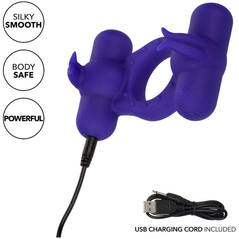 Anneau D'érection - Calexotics - Triple Orgasm Enhancer CalExotics Sensations plus