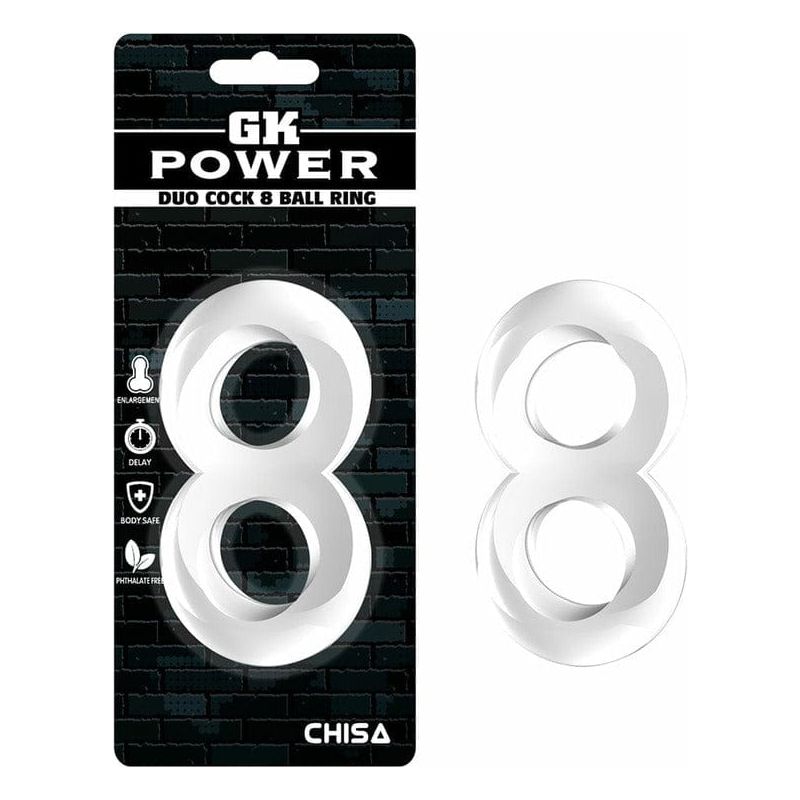Anneau D'érection - GK Power - Duo Cock 8 Ball Ring GK Power Sensations plus