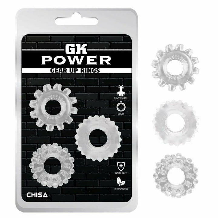 Anneau D'érection - GK Power - Gear Up Rings Gk Power Sensations plus