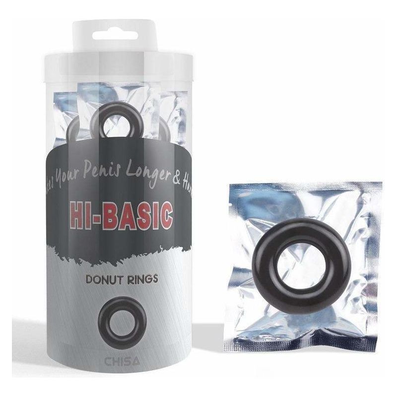 Anneau D'érection - Hi Basic - Donut Rings Hi-Basic Sensations plus