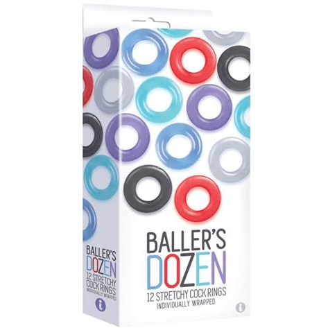 Anneau D'érection - Icon Brands - Baller's Dozen Icon brands Sensations plus