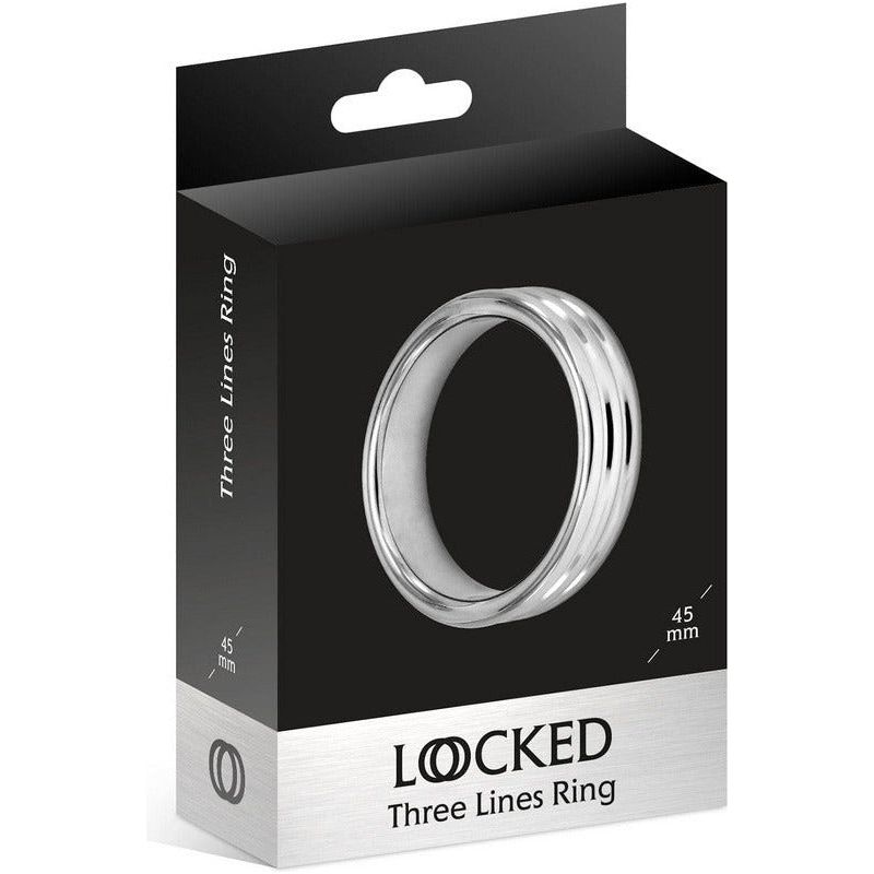 Anneau D'érection - Locked - Three Lines Ring Locked Sensations plus