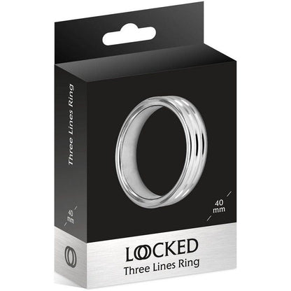 Anneau D'érection - Locked - Three Lines Ring Locked Sensations plus