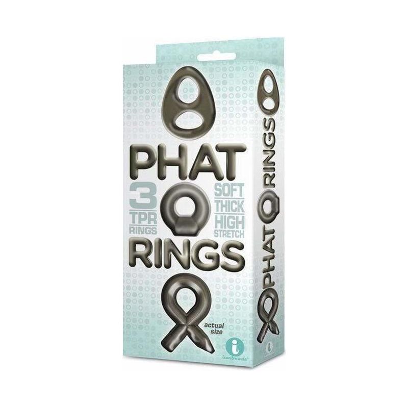 Anneau D'érection - Phat Rings -  Smoke 2 Icon brands Sensations plus