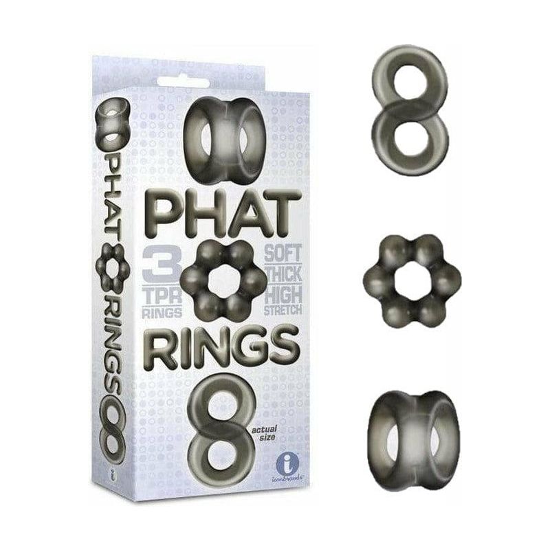 Anneau D'érection - Phat Rings -  Smoke 1 Icon brands Sensations plus