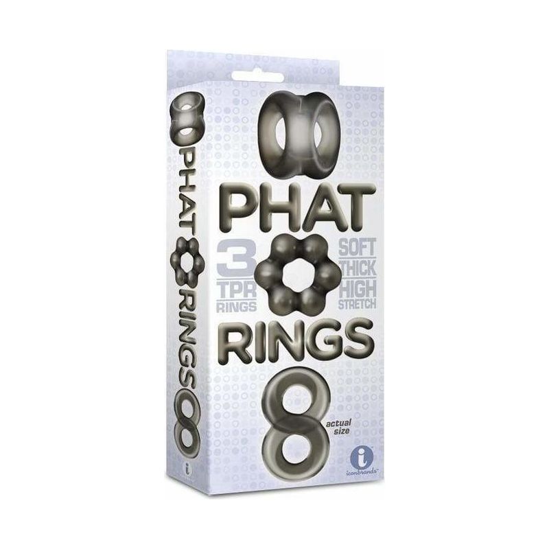 Anneau D'érection - Phat Rings -  Smoke 1 Icon brands Sensations plus