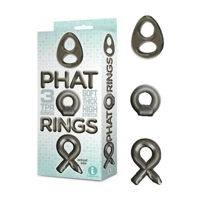Anneau D'érection - Phat Rings -  Smoke 2 Icon brands Sensations plus