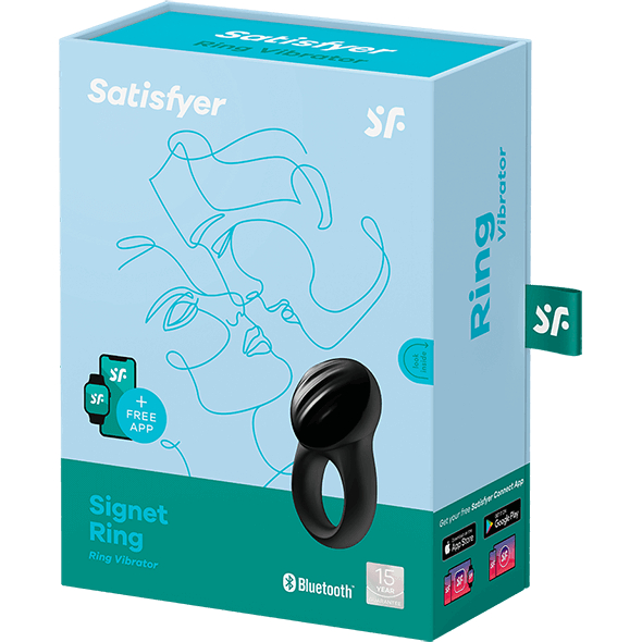 Anneau D'érection Vibrant - Satisfyer - Signet Ring Satisfyer Sensations plus