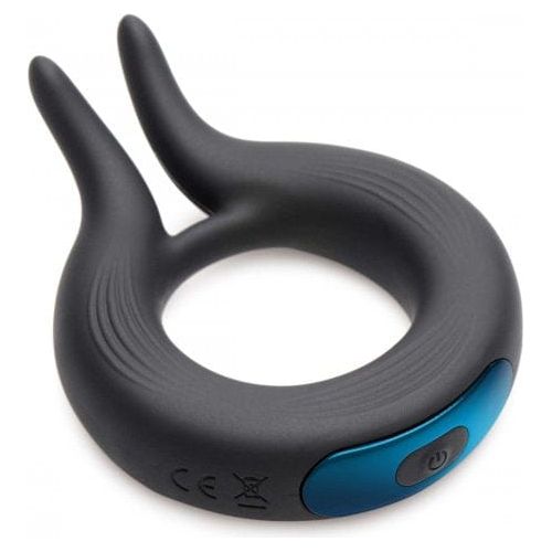 Anneau D'érection Vibrant - Trinity Vibes - 10X Cock Viper Dual Stim Silicone Cock Ring Trinity Vibe Sensations plus