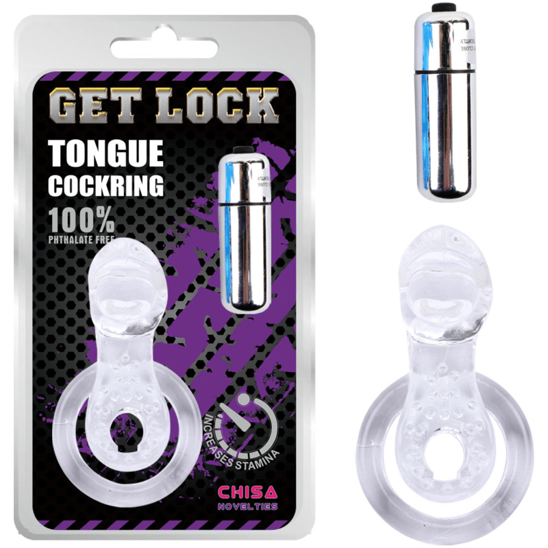 Anneau D'érection Vibrant - Get Lock - The Tongue Get Lock Sensations plus