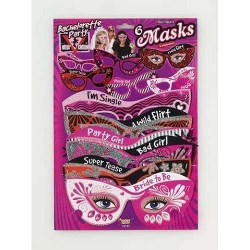 Bachelorette - Party Masks - Format de 6 Bachelorette Sensations plus