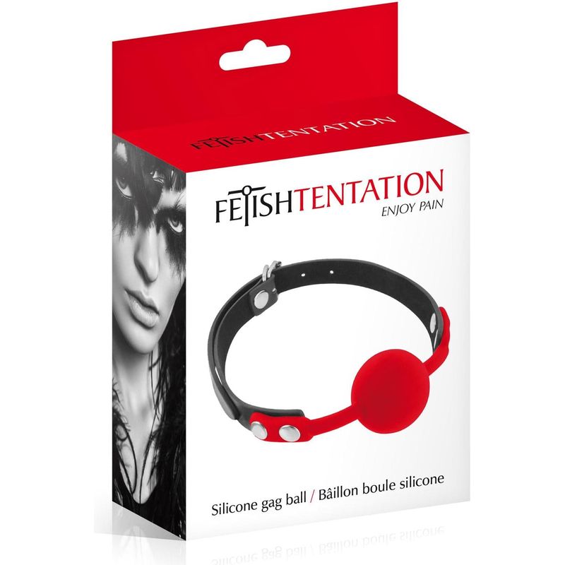 Ball Gag - FetishTentation - Bâillon Boule Silicone FetishTentation Sensations plus