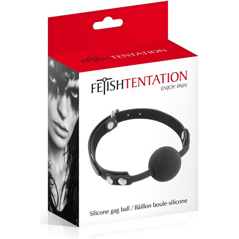 Ball Gag - FetishTentation - Bâillon Boule Silicone FetishTentation Sensations plus