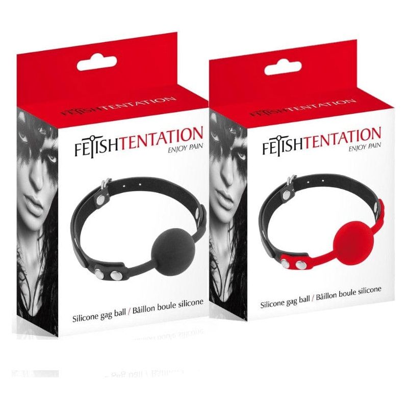 Ball Gag - FetishTentation - Bâillon Boule Silicone FetishTentation Sensations plus