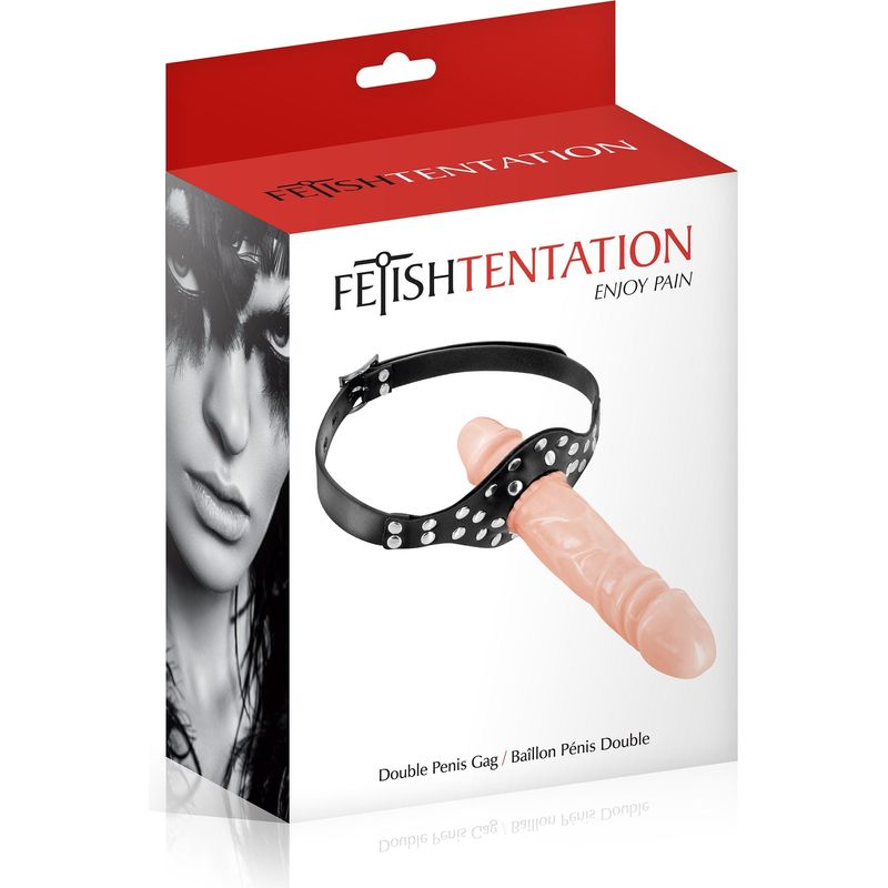 Ball Gag - FetishTentation - Bâillon Pénis Double FetishTentation Sensations plus