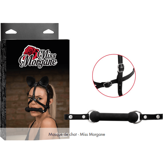 Ball Gag - Miss Morgane - Masque de Chat Miss Morgane Sensations plus