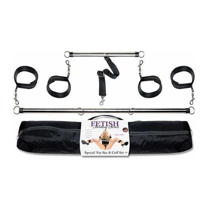 Bondage - Fetish Fantasy Series - Spread 'Em Bar & Cuff Set Fetish Fantasy Series - Pipedream Sensations plus