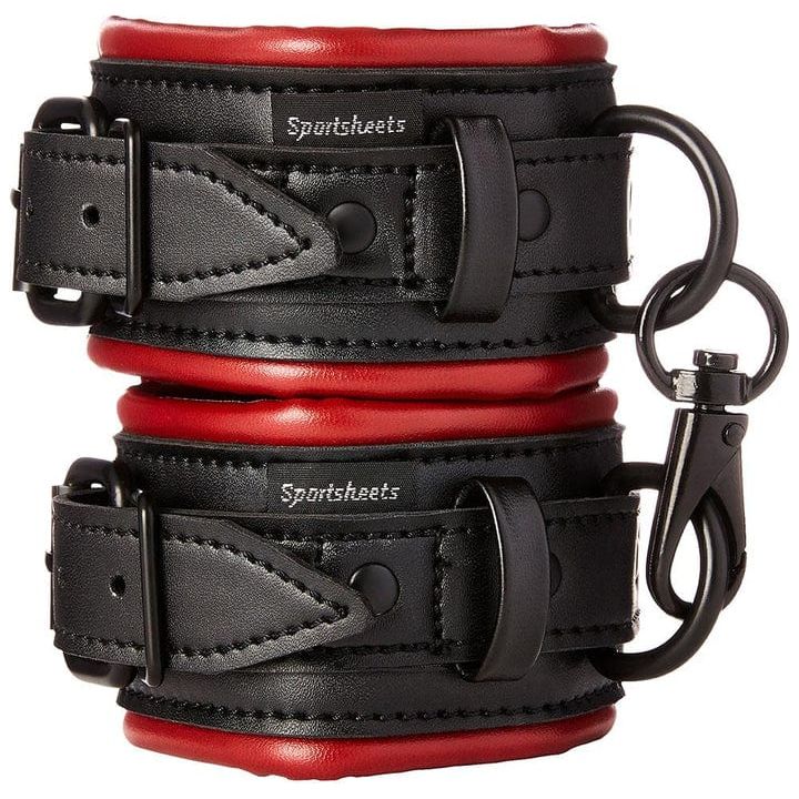 Menottes - Sportsheets - Menottes Saffron Handcuffs Sportsheets Sensations plus