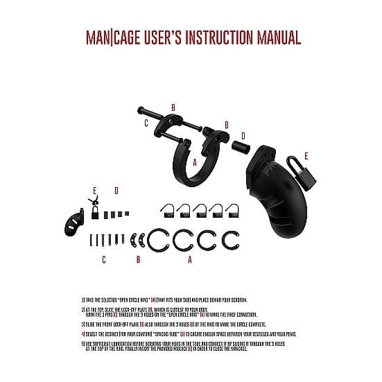 Cage de Chasteté 3.5 - ManCage - Model 20 ManCage - Shots Sensations plus