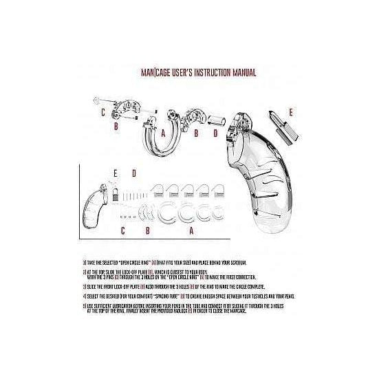 Cage de Chasteté 5.5 - ManCage - Modèle 05 ManCage - Shots Sensations plus