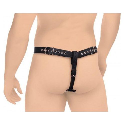 Cage de Chasteté - Strict - Male Chastity Harness with Anal Plug STRICT Sensations plus