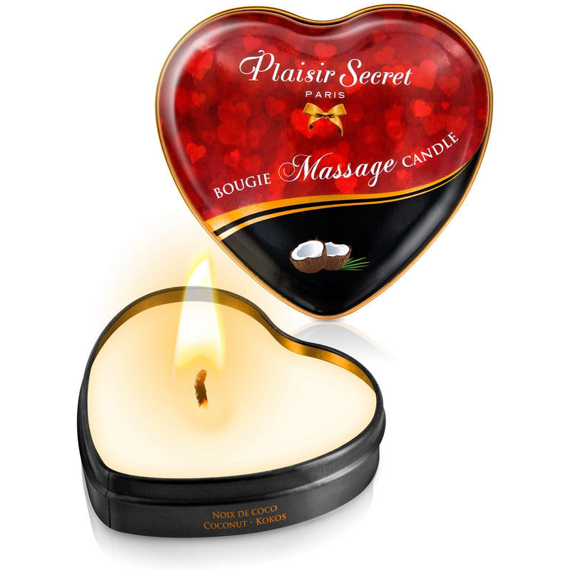 Chandelle de Massage - Plaisir Secret - Forme de coeur Plaisir Secret Sensations plus