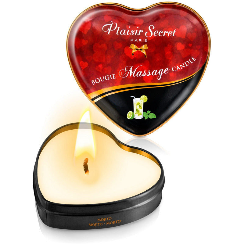 Chandelle de Massage - Plaisir Secret - Forme de coeur Plaisir Secret Sensations plus
