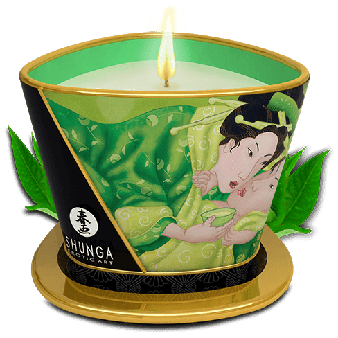 Chandelle de Massage - Shunga - Faite d’huiles 100% naturelles Shunga Sensations plus