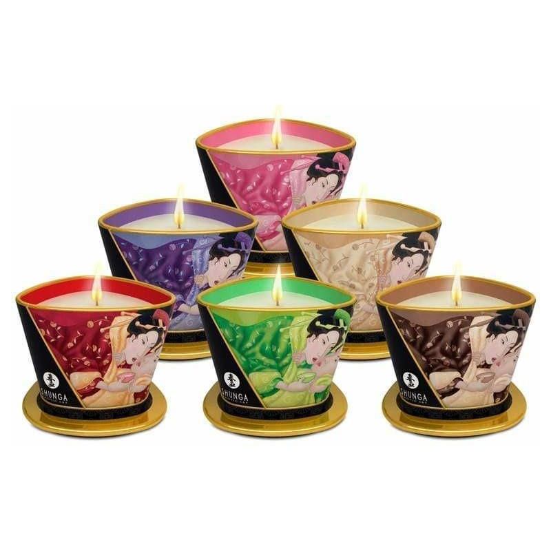 Chandelle de Massage - Shunga - Faite d’huiles 100% naturelles Shunga Sensations plus