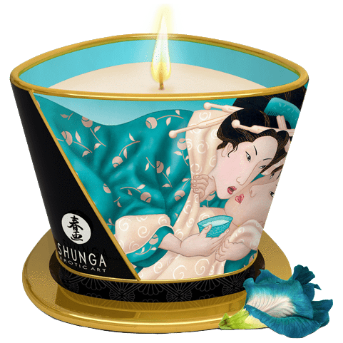 Chandelle de Massage - Shunga - Faite d’huiles 100% naturelles Shunga Sensations plus