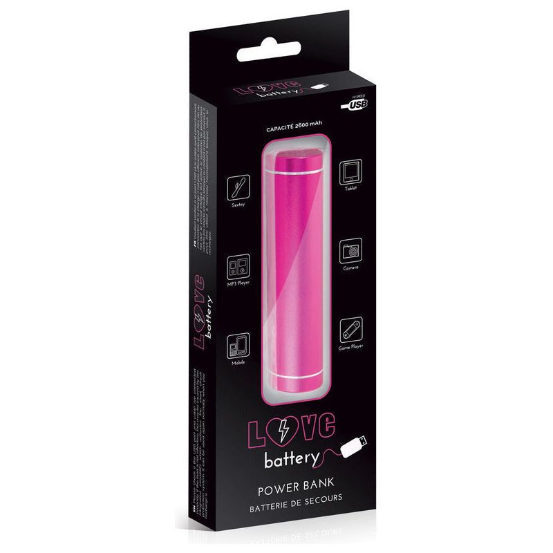 Chargeur - Chargeur de secours Love Battery - Power Bank Love Battery Sensations plus