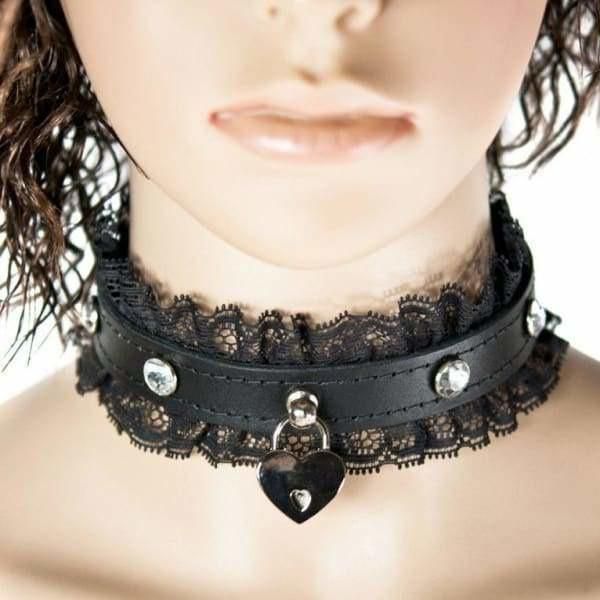 Collier - Ego Driven - Fancy avec Diamants et Cadenas en Coeur Ego Driven Sensations plus