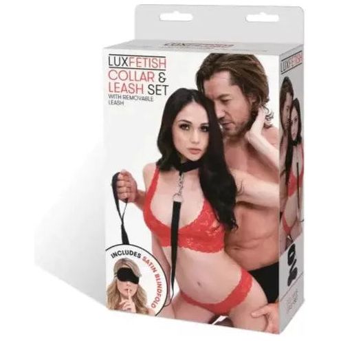 Collier et Laisse - Lux Fetish - Collar And Leash Set Lux Fetish Sensations plus