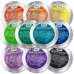 Condom - One - Colour Sensations Condom one Sensations plus