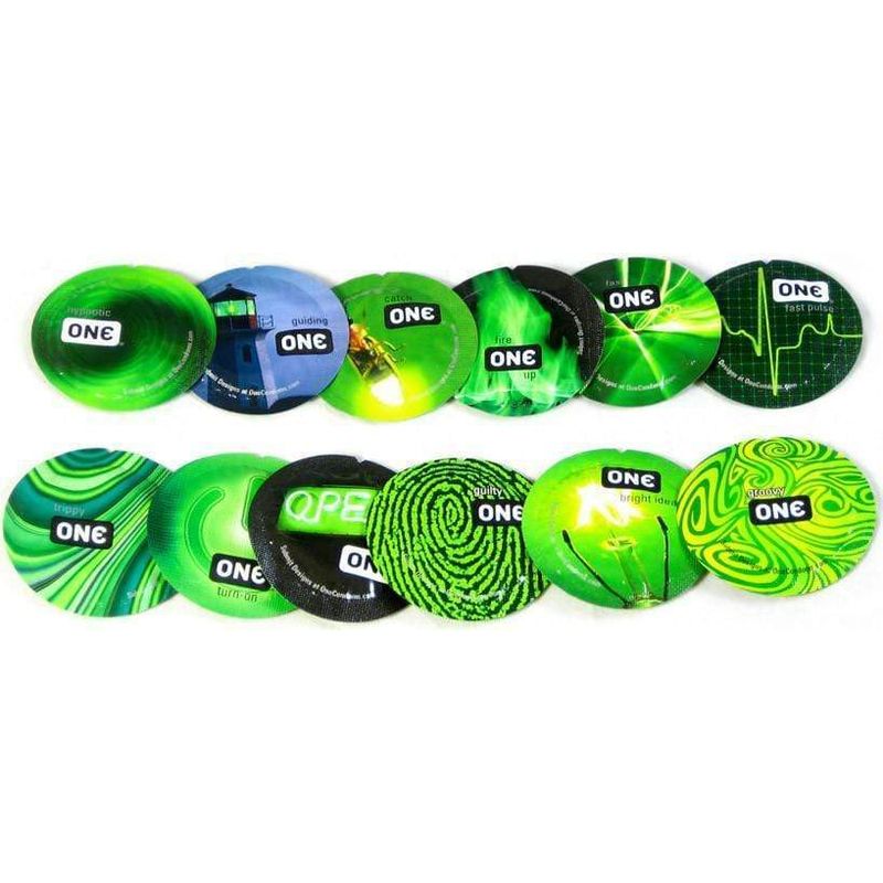 Condom - One - Glowing Pleasures Condom one Sensations plus