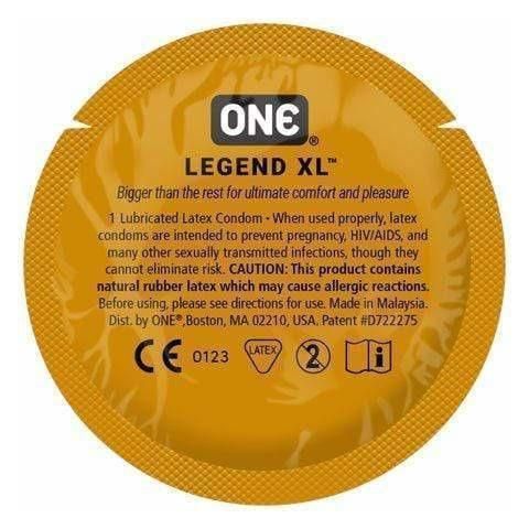 Condom - One - Legend XL Condom one Sensations plus