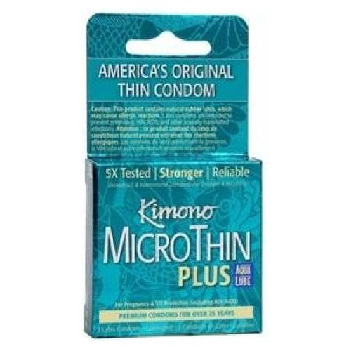 Condom - Kimono - MicroThin Aqua Lube Kimono Sensations plus