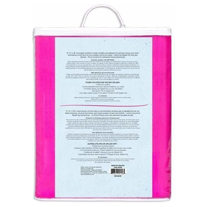 Couverture - Vivilo - Splash Dry King Vivilo Sensations plus