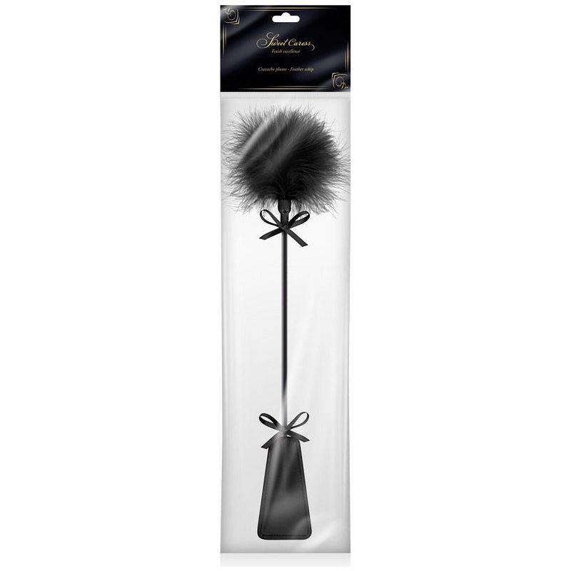 Cravache - Sweet Caress - Cravache Paddle Pompon Sweet Caress Sensations plus
