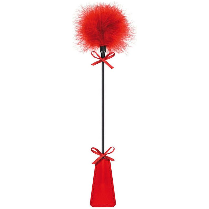 Cravache - Sweet Caress - Cravache Paddle Pompon Sweet Caress Sensations plus