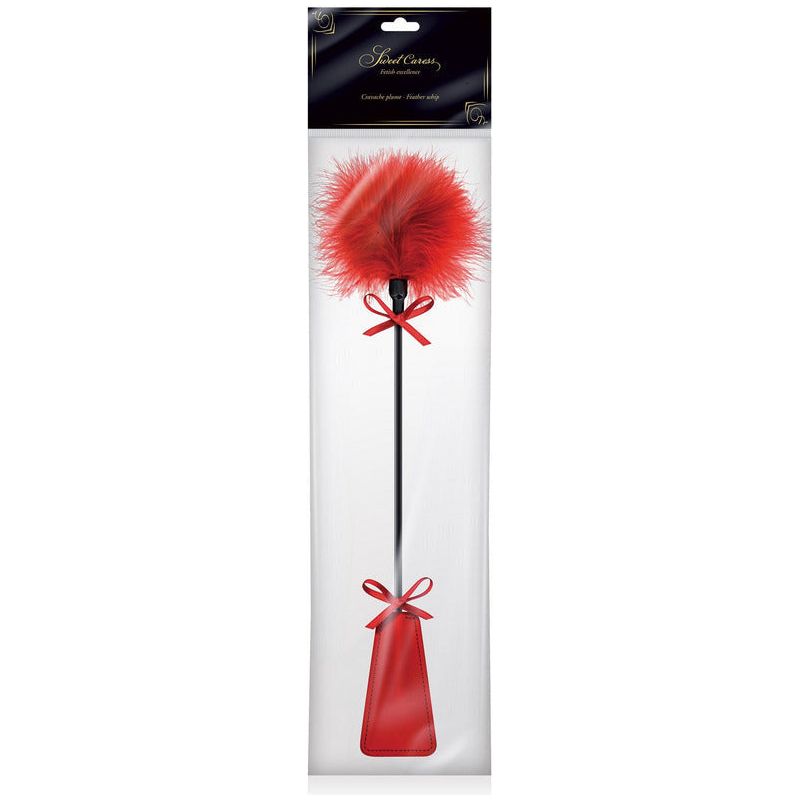 Cravache - Sweet Caress - Cravache Paddle Pompon Sweet Caress Sensations plus
