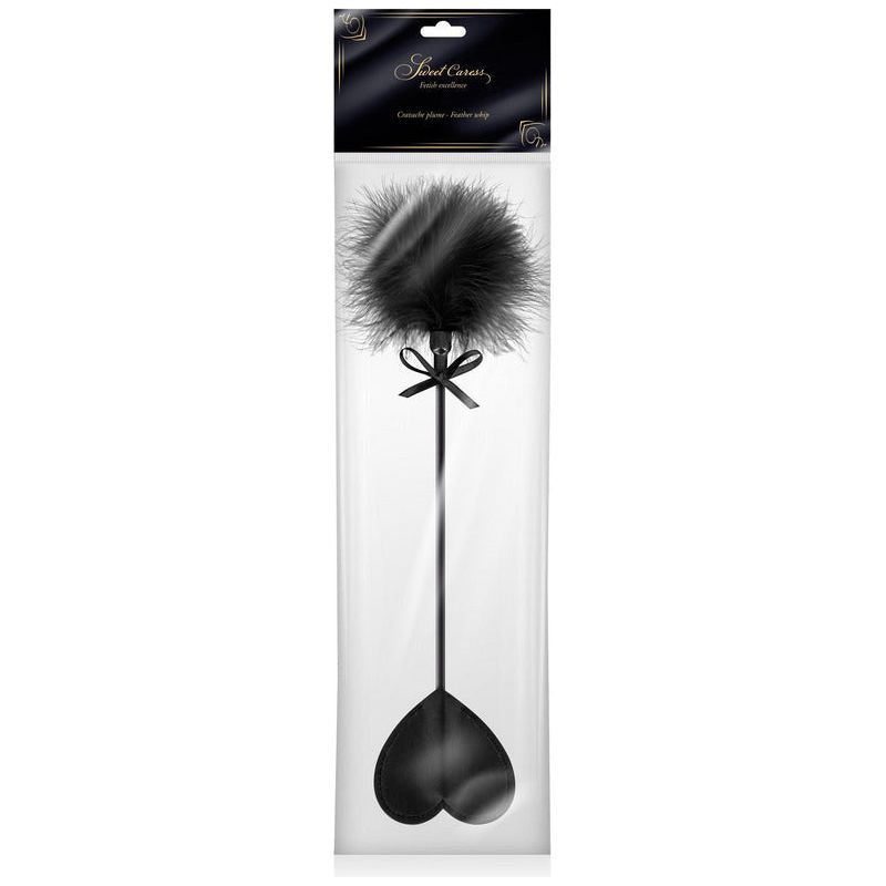 Cravache - Sweet Caress - Cravache Tapette Coeur Pompon Sweet Caress Sensations plus