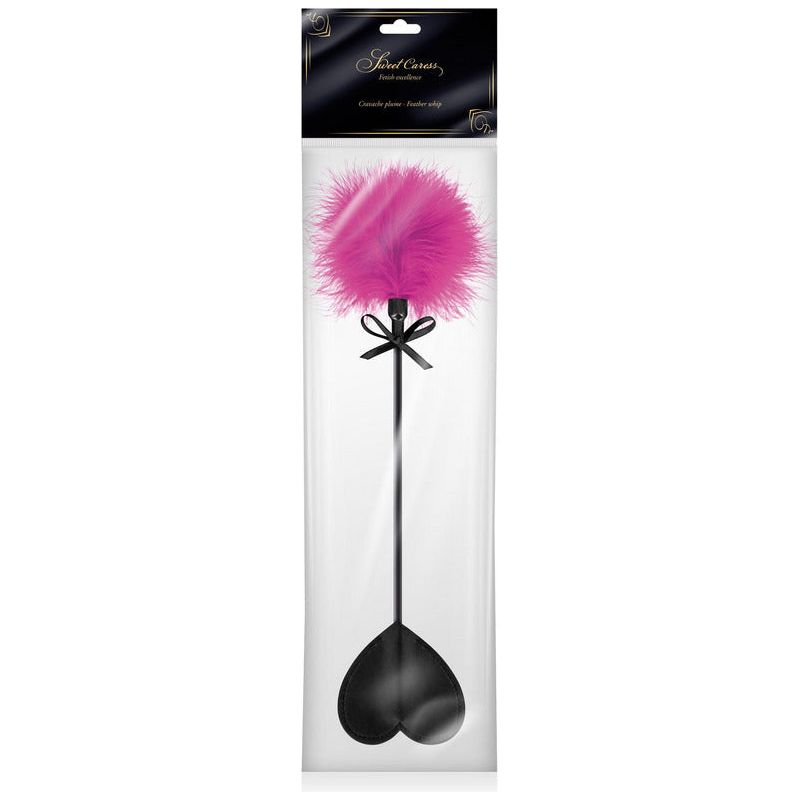 Cravache - Sweet Caress - Cravache Tapette Coeur Pompon Sweet Caress Sensations plus
