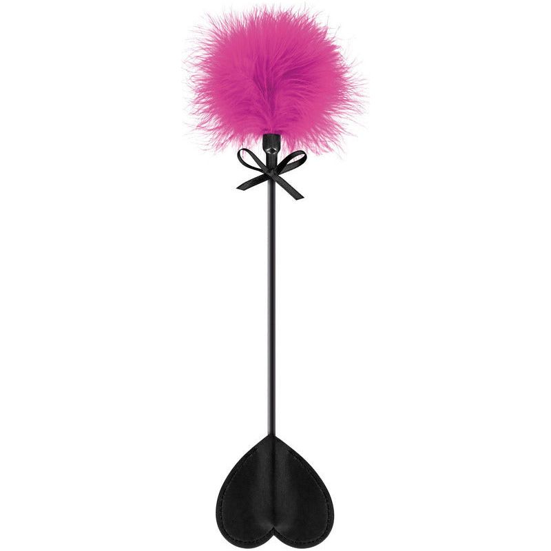 Cravache - Sweet Caress - Cravache Tapette Coeur Pompon Sweet Caress Sensations plus